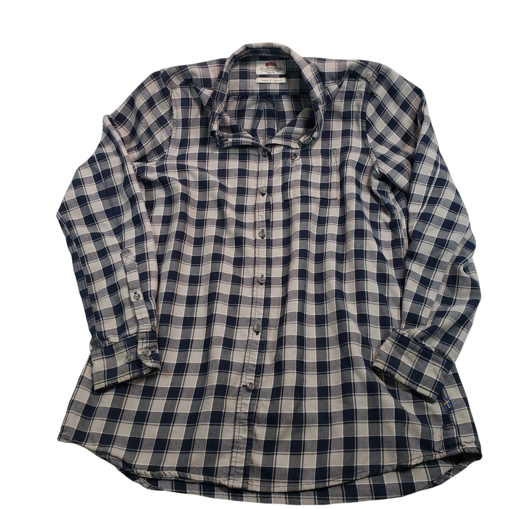 Fjallraven High Coast Flannel Shirt LS W Women's Small Comfort‎ Fit Plaid